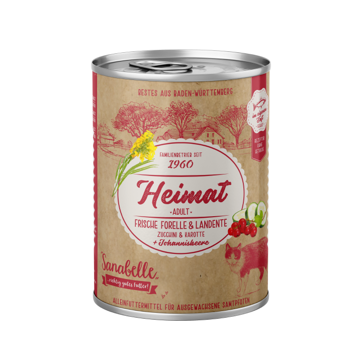 Sanabelle Katzen Nassfutter Adult frische Forelle